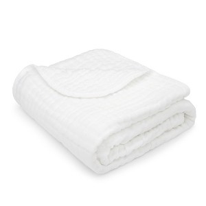Baby Muslin Blanket, Large 40" X 40" By Comfy Cubs - 1 of 4