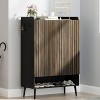 43"H Large Shoe Cabinet with 2 Doors, 6-Tier Entryway Shoe Storage Cabinet with Adjustable Shelves - 3 of 4