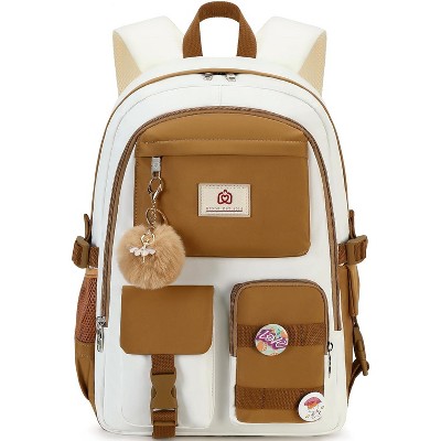 Paaaawaters Laptop Backpacks 15.6 Inch College Backpack Elementary Middle High School Bag Large Cute Bookbags