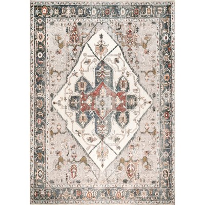 nuLOOM Mali SpinClean Machine Washable Stain-Resistant Area Rug