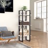 vidaXL 3-Tier Book Cabinet White 15.7"x11.8"x41.3" Chipboard - 4 of 4
