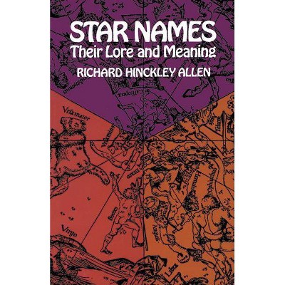 Star Names - (Dover Books on Astronomy) by  Richard H Allen (Paperback)