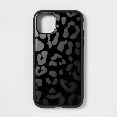 Apple iPhone 11/XR Case - heyday&#8482; Black Leopard Print