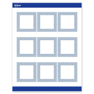 Avery Business Cards, Polka Dots Design, 2-1/2" x 2-1/2", 90ct