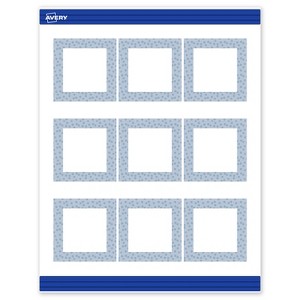 Avery Business Cards, Polka Dots Design, 2-1/2" x 2-1/2", 90ct - 1 of 4