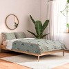 Deny Designs Little Arrow Design Co Egrets on Light Sage Comforter and Sham Set - 2 of 4