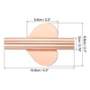 Unique Bargains Wall-Mounted Heart-Shaped Display Decoration Flower Vase Tube - 2 of 4