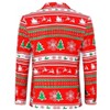 Men's Printed Blazer Casual Slim Fit One Button Sports Coat Festival Party Jacket - 3 of 4