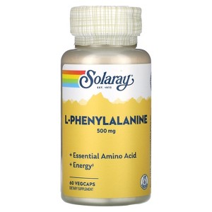 Solaray L-Phenylalanine, 500 mg, 60 VegCaps - 1 of 2