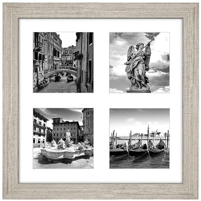 Americanflat 10x10 Collage Picture Frame In Driftwood - Display Four ...