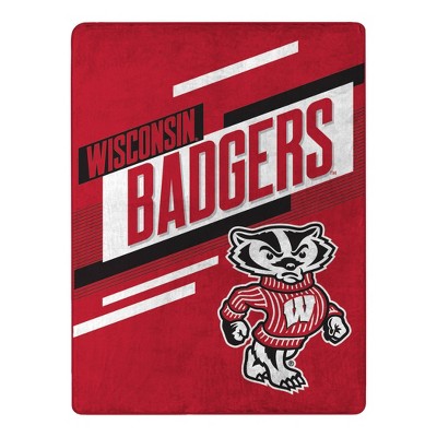 NCAA Wisconsin Badgers Movement Silk Touch 46"x60" Throw Blanket