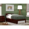 AFI Furnishings Boston Twin Bed with Twin Trundle in Walnut - 2 of 4