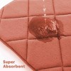 BAGOKIE 5 Piece Memory Foam Bathroom Rug Set - 2 of 4