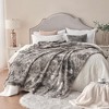 Itopfox Oversized Faux Fur Blanket, Super Soft Cozy Throw, Luxury Fluffy Fuzzy Plush Blanket for Women, Christmas Birthday Gifts, Home Dorm Decor - 2 of 4