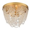 Crystorama Lighting Fiona 3 - Light Flush Mount in  Antique Gold - 3 of 4