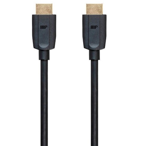 Hest tyve handicappet Monoprice 8k Hdmi Cable - 3 Feet - Black (3 Pack) Ultra High Speed,  8k@60hz, Dynamic Hdr, 48gbps, Earc, Uhdtv, Amd Freesync, Compatible With Ps  5 / Ps : Target