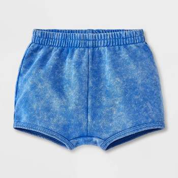 Baby Boys' Washed Knit Shorts - Cat & Jack™ Blue