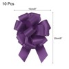 Unique Bargains Christmas Presents Bright Large Pull Bow Ribbons Glitter Gift Wrapping 10 Pcs - 2 of 4