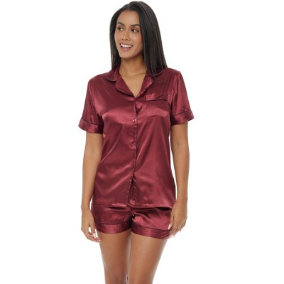 Satin Silk Sleepwear for Women's Set Pyjamas Winter Nightwear