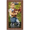 PosterPalooza | 6x12 Wide Barnwood Picture Frame, UV Acrylic, 6 Finishes - Grey, Brown, White, and Black - 2 of 4