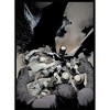 Batman Superhero Taking Cover Men's Black T-shirt - 2 of 3