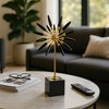 Decorative Crystal Starburst Statue with Base for Home Decor - Stylish Sculpture Accent for Office, Shelf, and Living Room Decor - 3 of 4