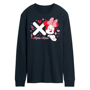 Men's - Disney - XO Minnie Mouse Long Sleeve Graphic T-Shirt - 1 of 4