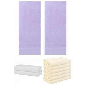 REGALWOVEN Striped Soft Absorbent Bathroom Cotton Towel Set 3 Pcs - 1 of 4
