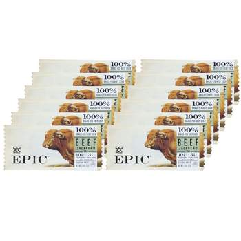 Epic - Beef Bar - Apple Uncured Bacon - Case of 12-1.3 OZ, Case of 12 - 1.3  OZ each - Jay C Food Stores