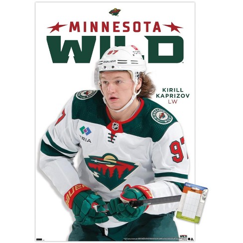 Trends International NHL Minnesota Wild - Maximalist Logo 23 Unframed Wall  Poster Print White Mounts Bundle 22.375 x 34