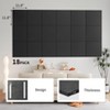 18-Pack Black Acoustic Panels, 12"x12" Sound Proof Foam for Wall | Fire-Resistant Sound Dampening for Studio, Home Theater & Office - 2 of 4