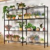 SEVOBAL Utility Storage Shelves Adjustable Heavy Duty Wire Shelving for Garage Pantry Kitchen and Workshop, Black, 36.22"*14.76"*10.62" - 4 of 4