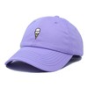 Dalix Double Scoop Ice Cream Embroidered Mens Cotton Dad Hat Baseball Cap - 4 of 4