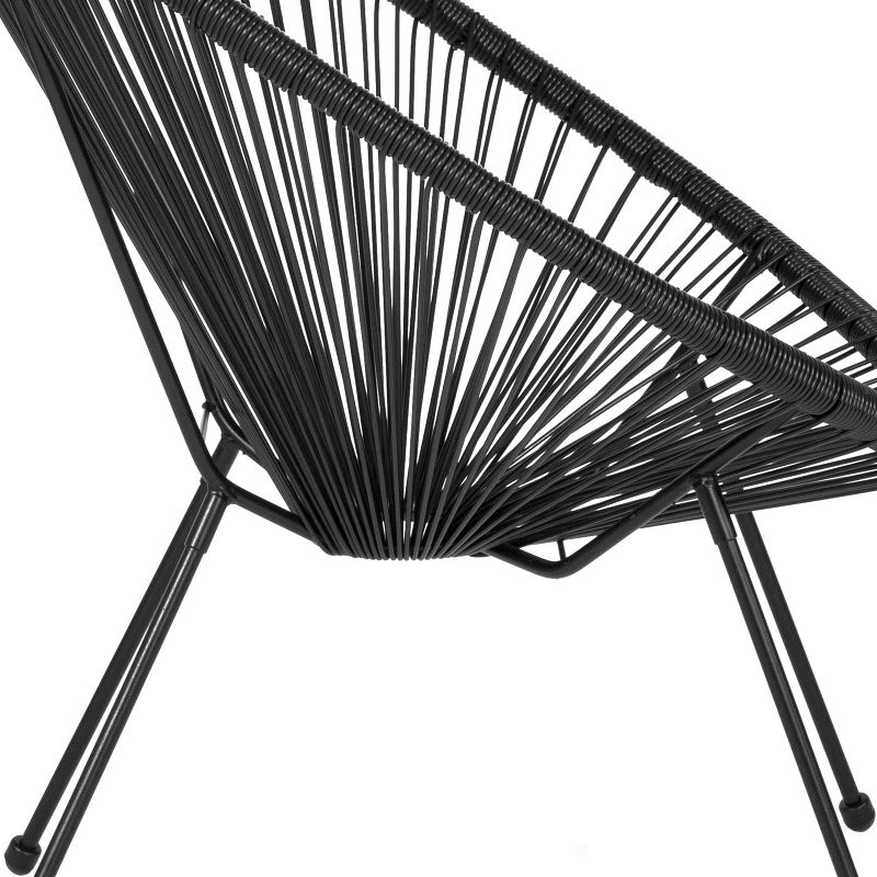 Emma and Oliver Rattan Bungee Lounge Chair, 6 of 13