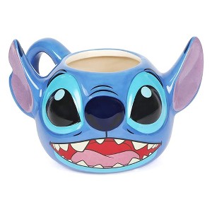 Fashion Accessory Bazaar LLC Disney Stitch 12 Ounce Ceramic Sculpted Mug - 1 of 3