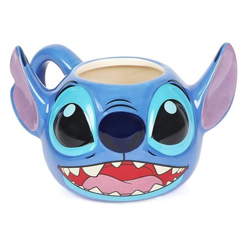 Silver Buffalo Disney Lilo & Stitch Santa Hat Ceramic Mug | Holds 20 Ounces