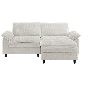 NicBex Modular Sectional Sofa,Loveseat Sofa Couch with Ottomans for Living Room,Apartment,Office - 1 of 4