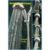 Whedon Rainbow Massage Showerhead 2 gpm, Polished Chrome Plastic 7 settings Handheld - 3 of 4
