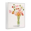 Stupell Industries Vivid Poppies Glass Floral Bouquet Arrangement Framed Giclee Art, White, 16" x 20" - 2 of 4