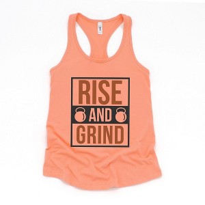Simply Sage Market Women's Rise and Grind Kettleball Racerback Tank - 1 of 3