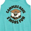 Girls' - Instant Message - Camping Is Smore Fun Graphic Sleeveless Aline Dress - 2 of 4