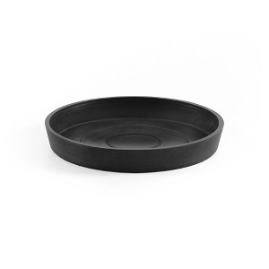 Ecopots Round Recycled Plastic Modern In/Outdoor Planter Flower Pot Saucer - 1 of 4