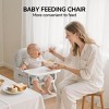 BabyBond Portable 3 in 1 Baby High Chair, Convertible High Chair for Babies and Toddlers with 5 Point Harness and Three Adjustable Height Settings - 2 of 4