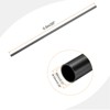 Unique Bargains High Impact Water Plumb Cable Sleeve PVC Rigid Round Pipes 20" Length - 2 of 4