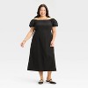 Women's Puff Short Sleeve Maxi Dress - A New Day™ - 3 of 3