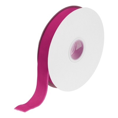 Unique Bargains Soft Single Face Spool Silky Velvet Ribbon for Bouquets DIY Crafts