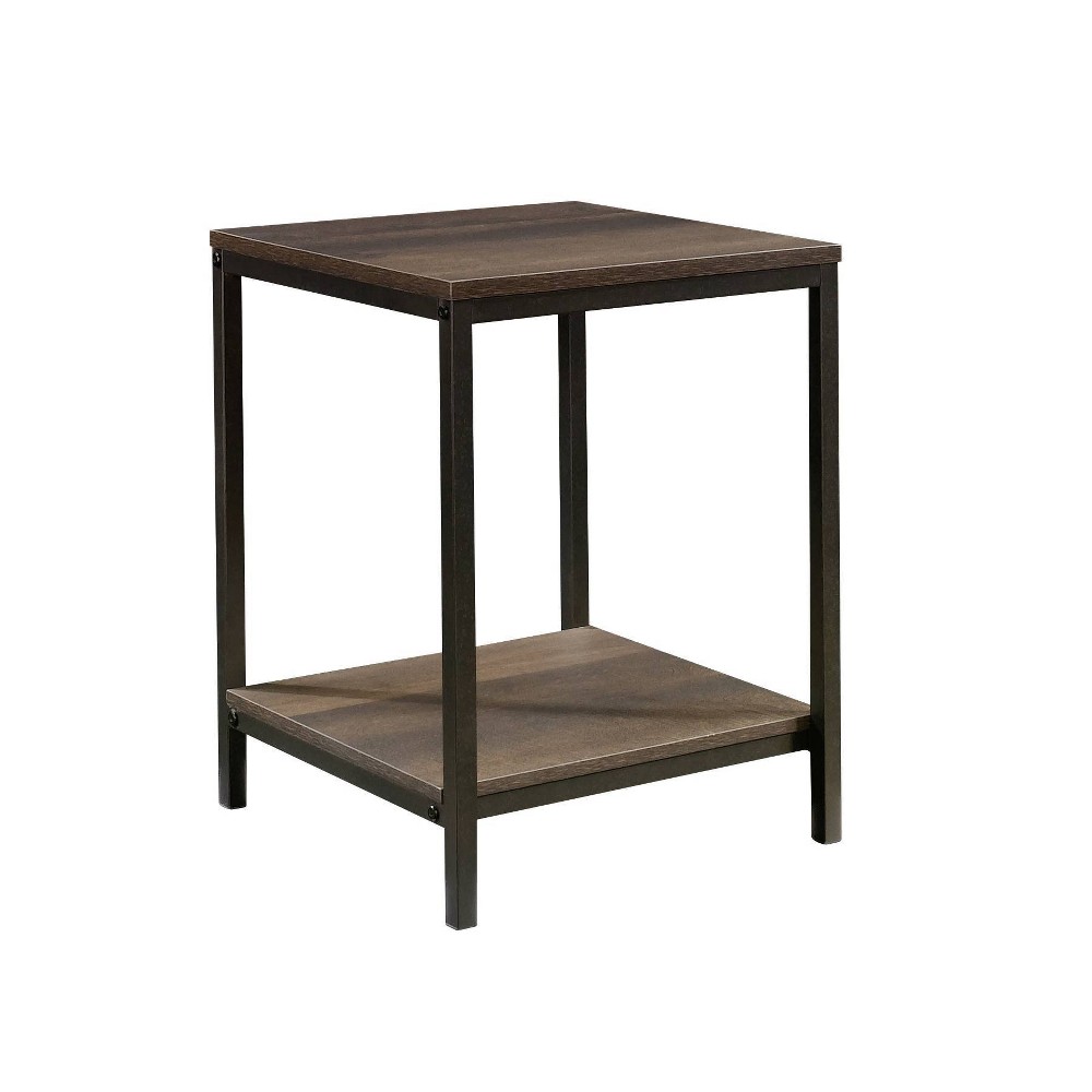 Photos - Coffee Table Sauder North Avenue Side Table Smoked Oak Finish  