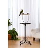 Prevue Pet Products Small Round Playstand for Birds with Black Metal Tray and Wooden Perch 3185. - 3 of 3