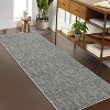 Runner Rug Washable Runner Rug Modern Abstract Runner Mat Hallway Contemporary Solid Rug Non-Slip Foldable Aesthetic Accent Floor Carpet - 3 of 4