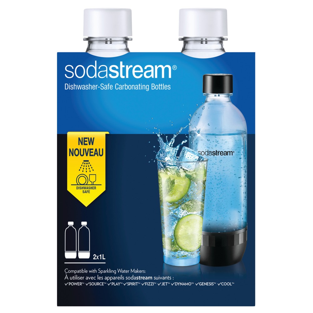 UPC 818558020629 product image for SodaStream 1L Carbonating Bottle Twinpack - White | upcitemdb.com